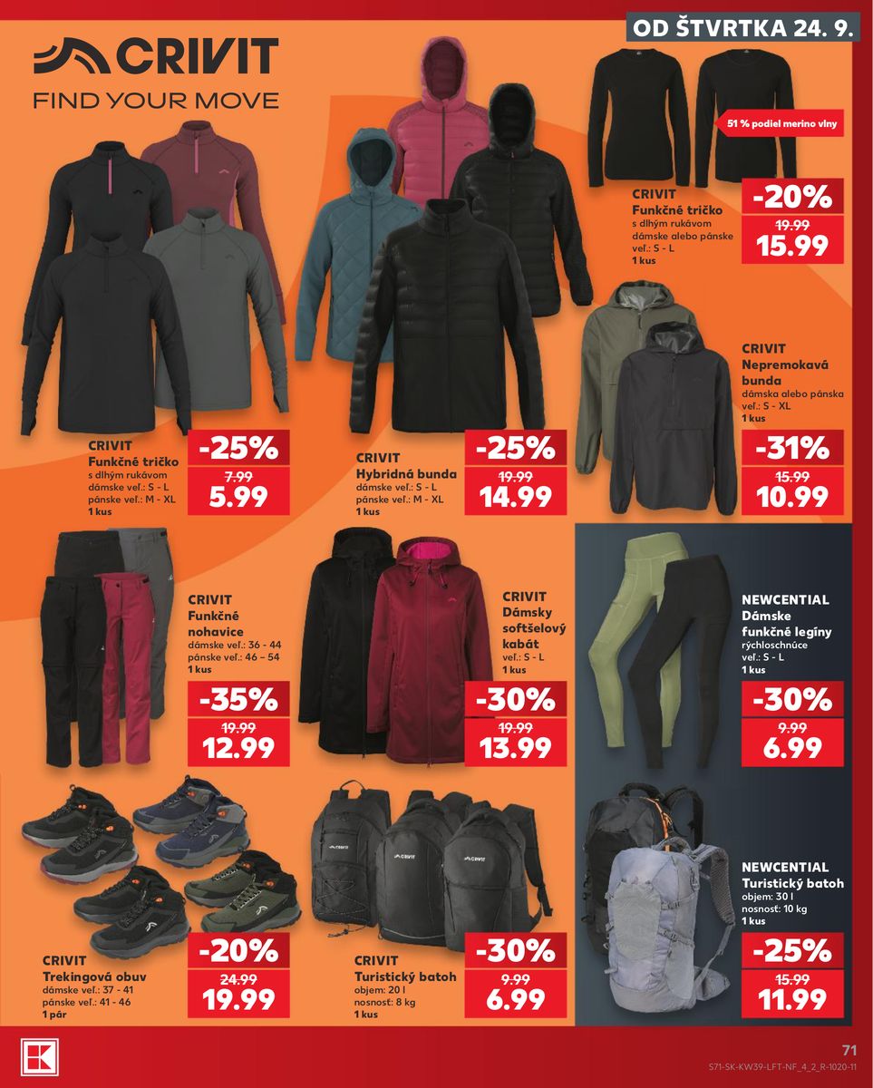 Kaufland catalog page 71 — 2026-09-24 to 2026-09-30