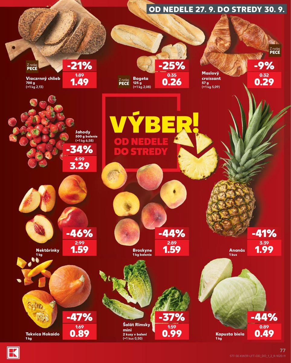 Kaufland catalog page 77 — 2026-09-24 to 2026-09-30
