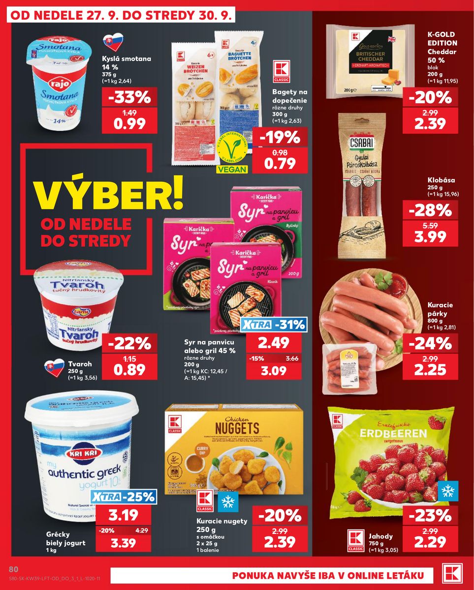 Kaufland catalog page 80 — 2026-09-24 to 2026-09-30