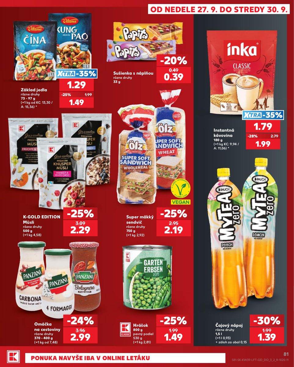 Kaufland catalog page 81 — 2026-09-24 to 2026-09-30