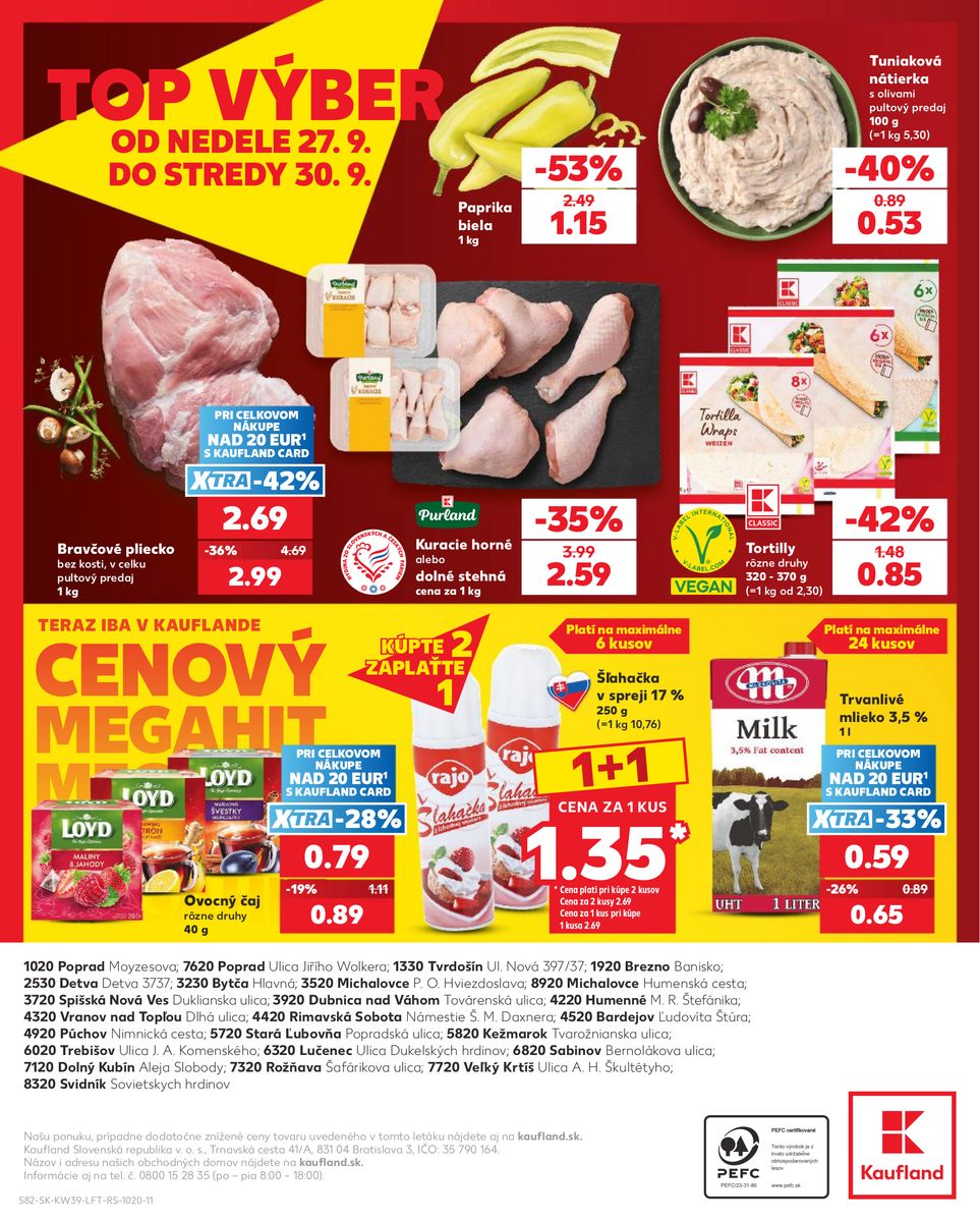 Kaufland catalog page 82 — 2026-09-24 to 2026-09-30
