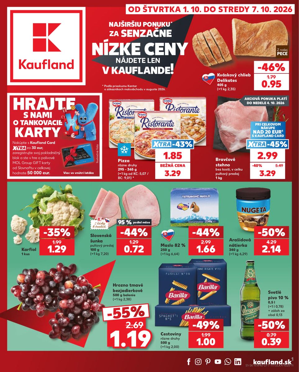 Kaufland catalog 2026-10-01 to 2026-10-07
