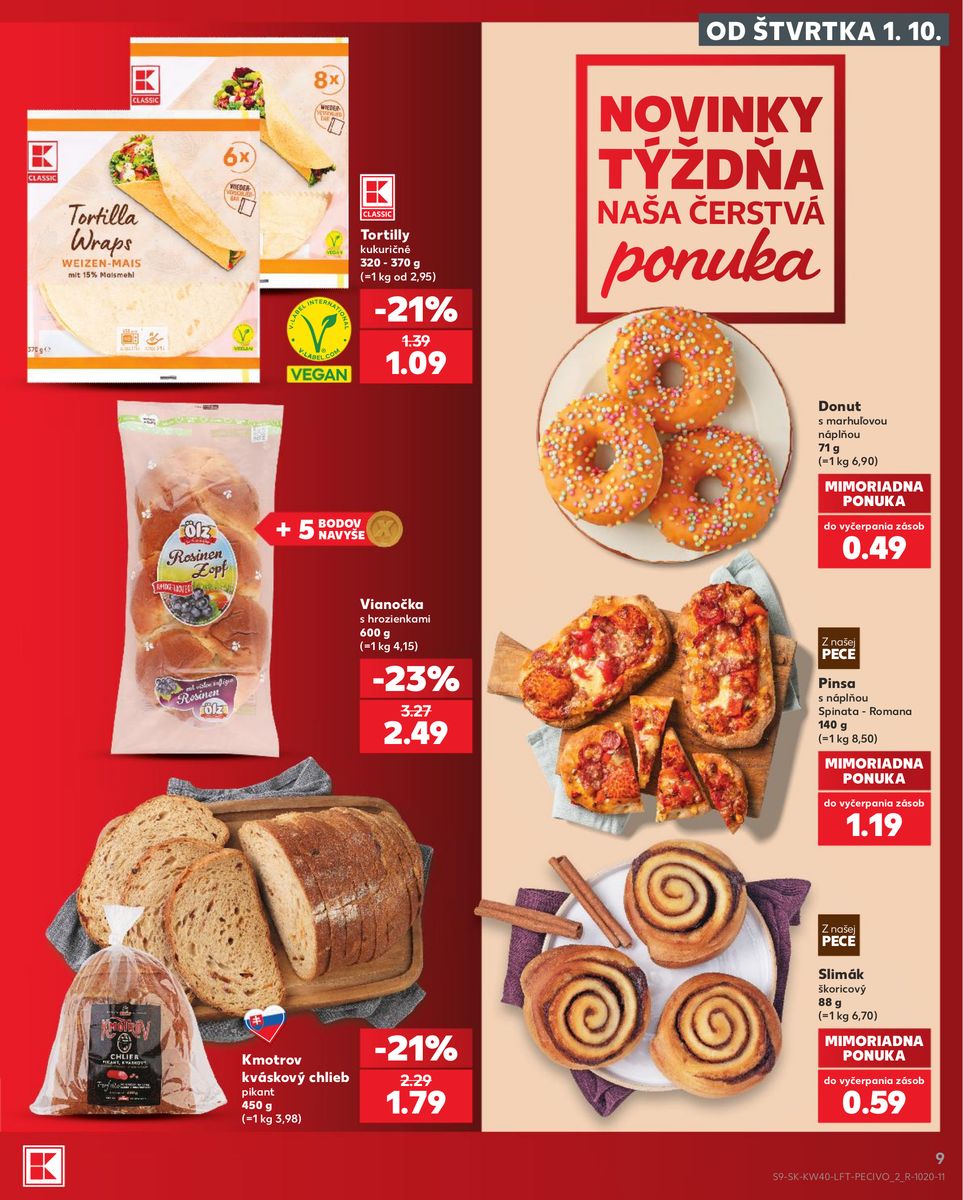 Kaufland catalog page 9 — 2026-10-01 to 2026-10-07