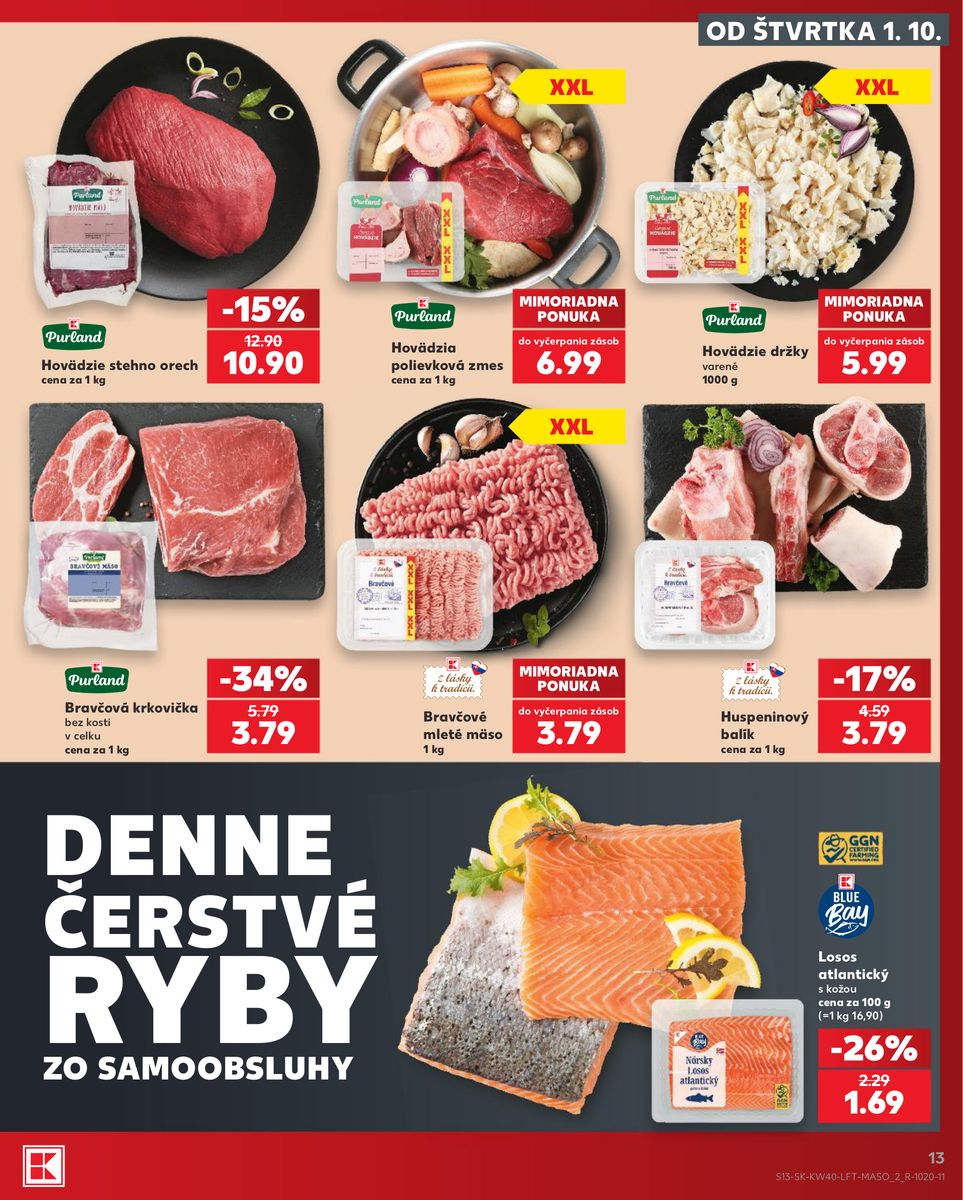 Kaufland catalog page 13 — 2026-10-01 to 2026-10-07
