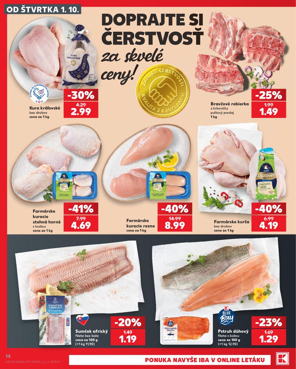 Kaufland catalog page 14 — 2026-10-01 to 2026-10-07