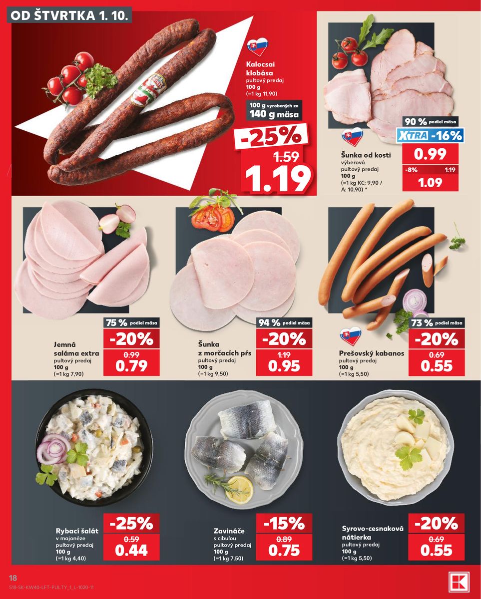Kaufland catalog page 18 — 2026-10-01 to 2026-10-07