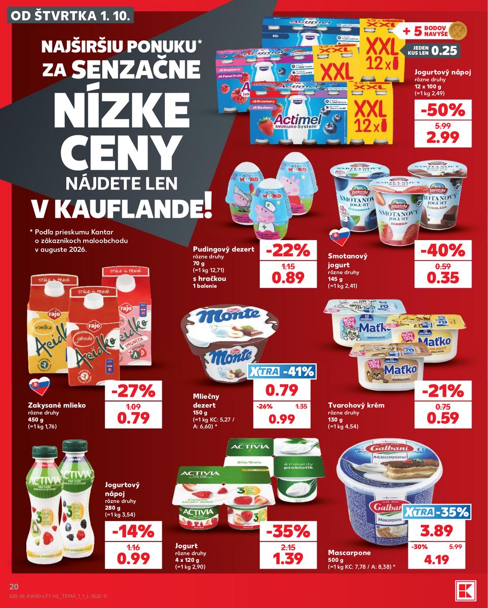 Kaufland catalog page 20 — 2026-10-01 to 2026-10-07