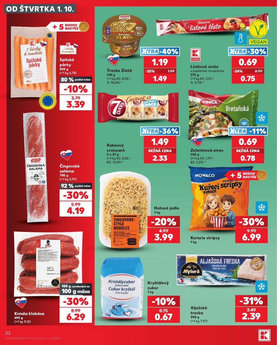 Kaufland catalog page 22 — 2026-10-01 to 2026-10-07