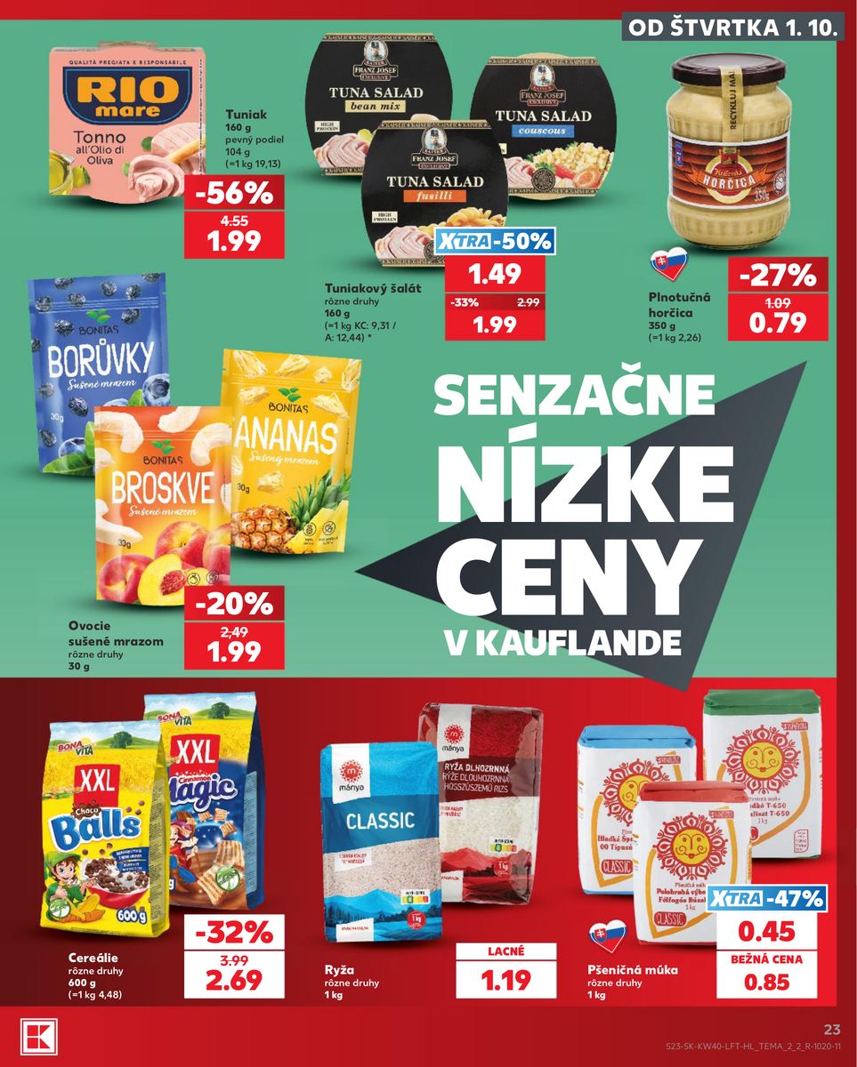 Kaufland catalog page 23 — 2026-10-01 to 2026-10-07