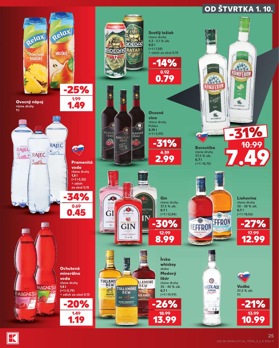 Kaufland catalog page 25 — 2026-10-01 to 2026-10-07