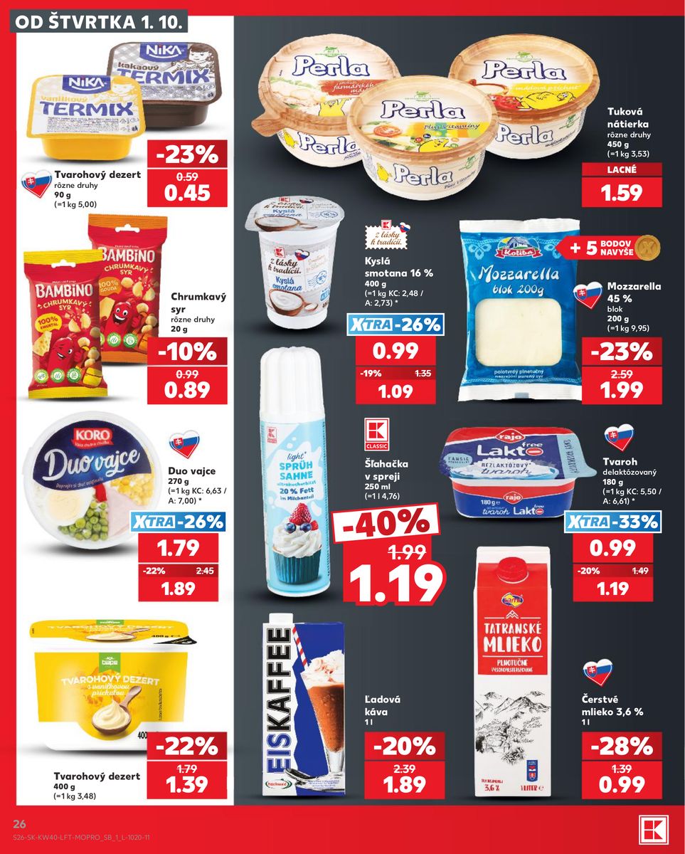 Kaufland catalog page 26 — 2026-10-01 to 2026-10-07