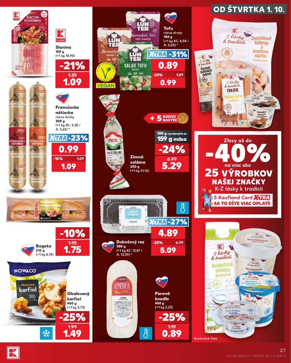 Kaufland catalog page 27 — 2026-10-01 to 2026-10-07