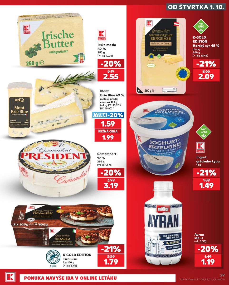 Kaufland catalog page 29 — 2026-10-01 to 2026-10-07