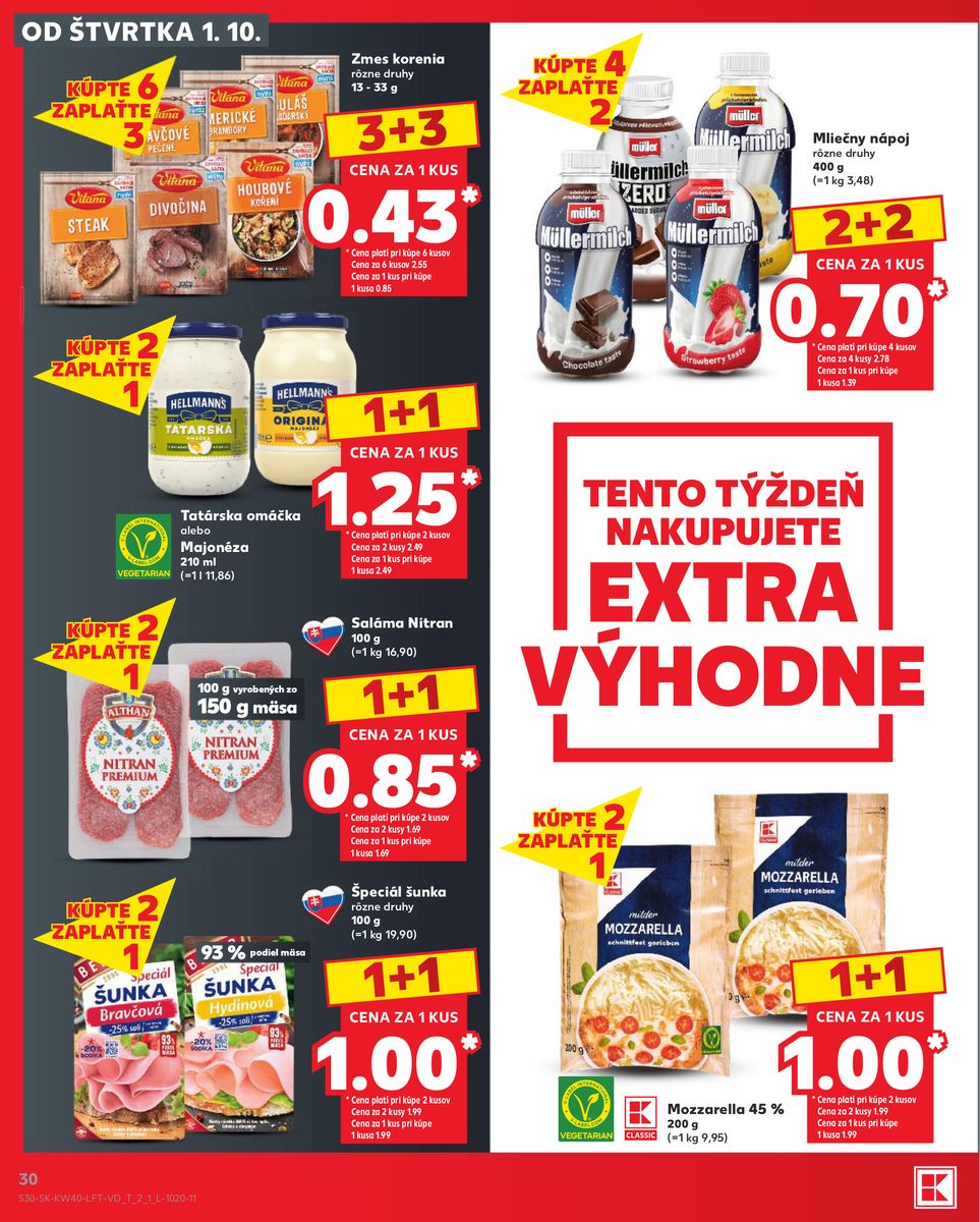 Kaufland catalog page 30 — 2026-10-01 to 2026-10-07