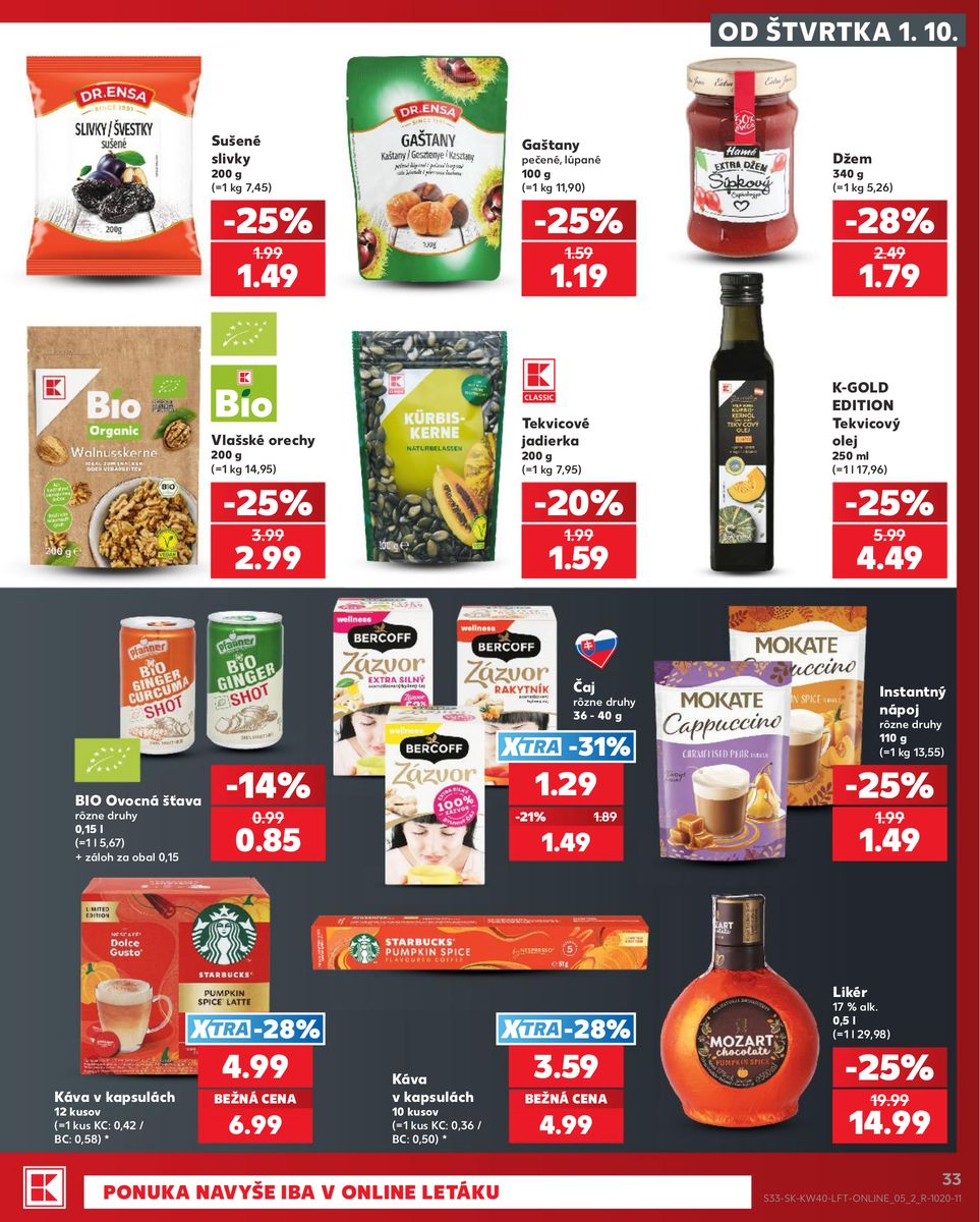 Kaufland catalog page 33 — 2026-10-01 to 2026-10-07