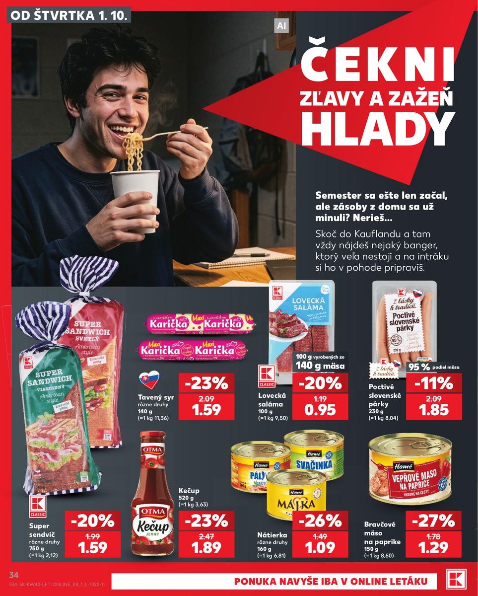 Kaufland catalog page 34 — 2026-10-01 to 2026-10-07