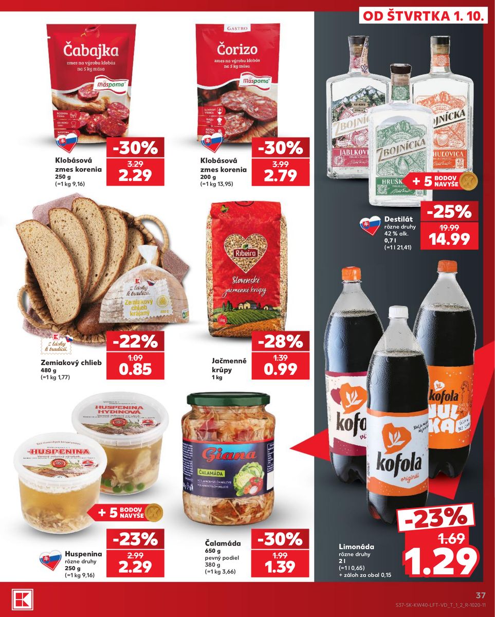 Kaufland catalog page 37 — 2026-10-01 to 2026-10-07