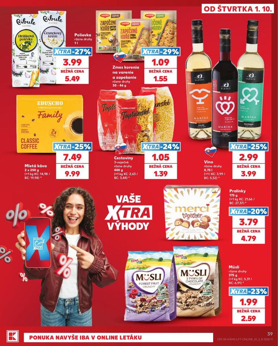 Kaufland catalog page 39 — 2026-10-01 to 2026-10-07