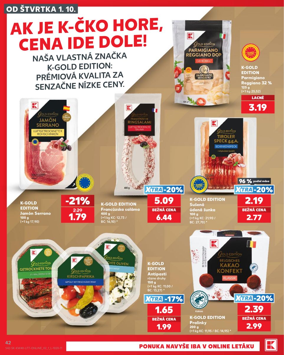 Kaufland catalog page 42 — 2026-10-01 to 2026-10-07