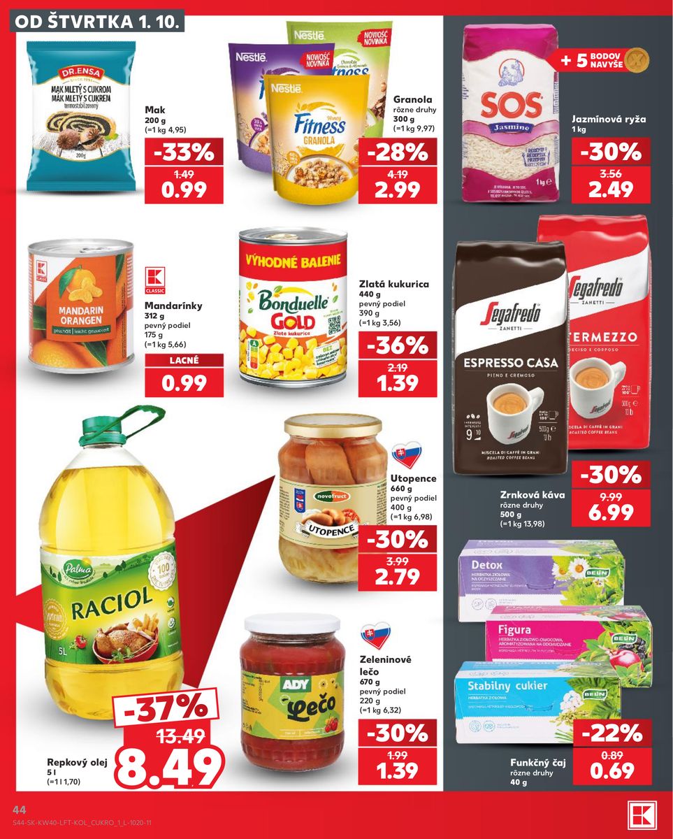 Kaufland catalog page 44 — 2026-10-01 to 2026-10-07
