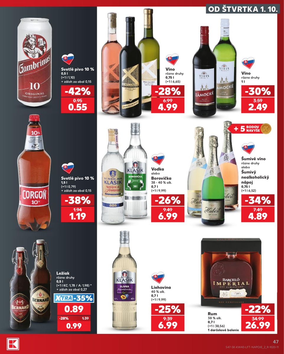 Kaufland catalog page 47 — 2026-10-01 to 2026-10-07