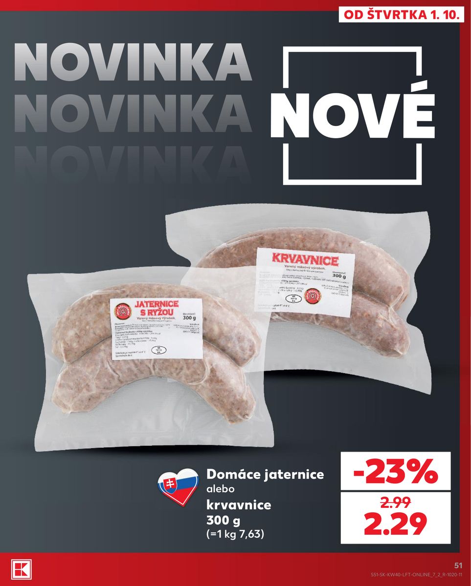 Kaufland catalog page 51 — 2026-10-01 to 2026-10-07