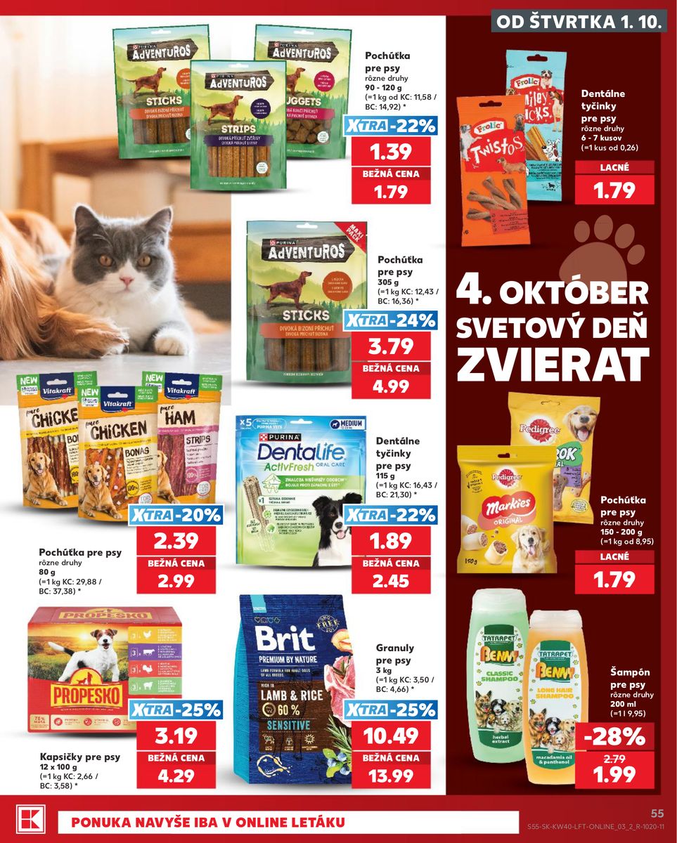 Kaufland catalog page 55 — 2026-10-01 to 2026-10-07