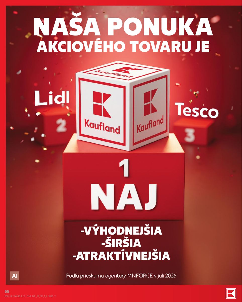Kaufland catalog page 58 — 2026-10-01 to 2026-10-07
