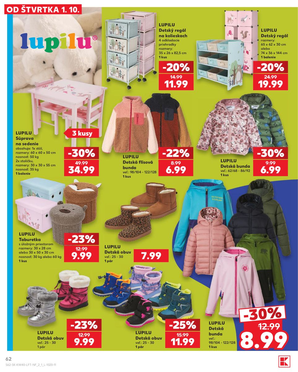Kaufland catalog page 62 — 2026-10-01 to 2026-10-07
