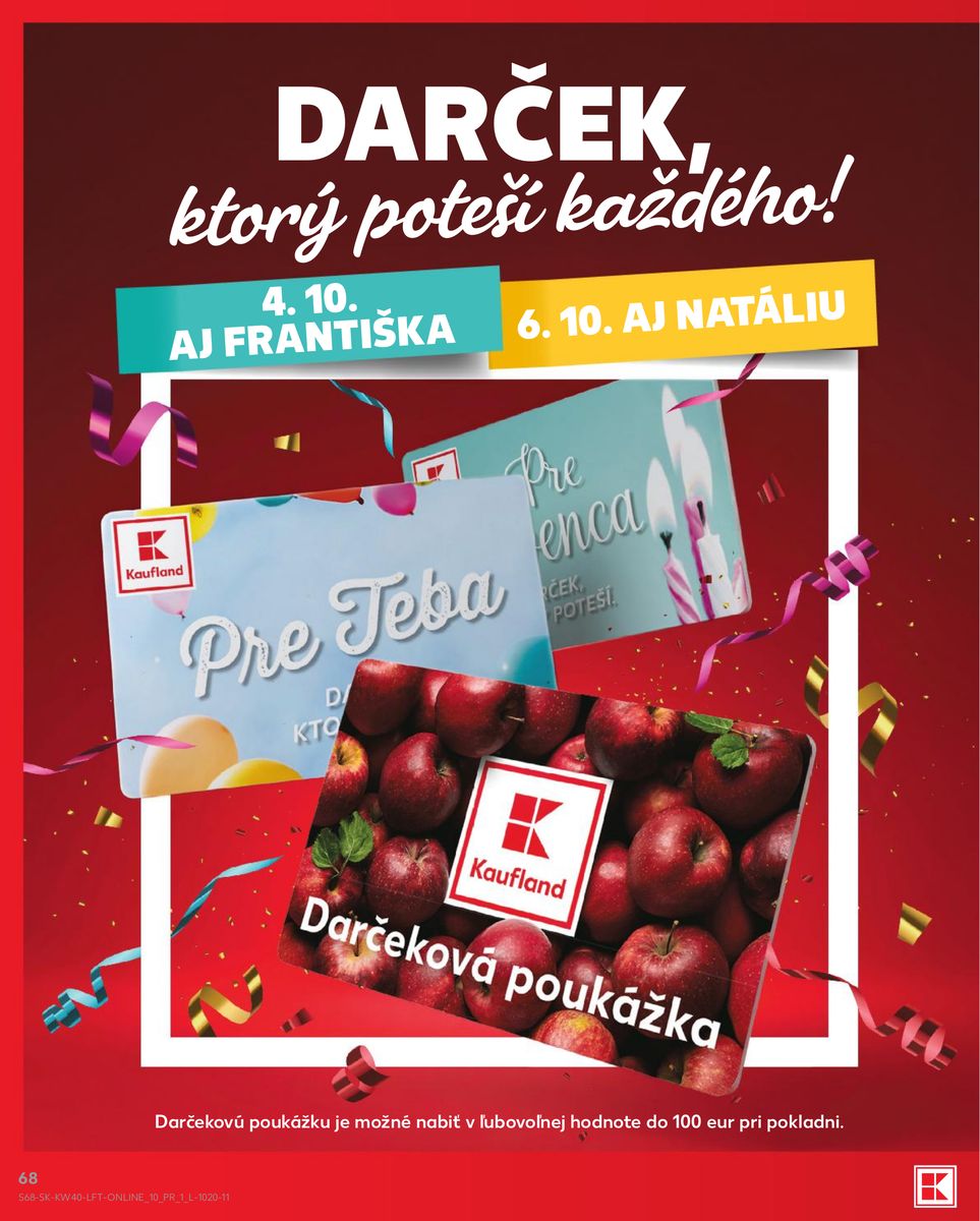 Kaufland catalog page 68 — 2026-10-01 to 2026-10-07