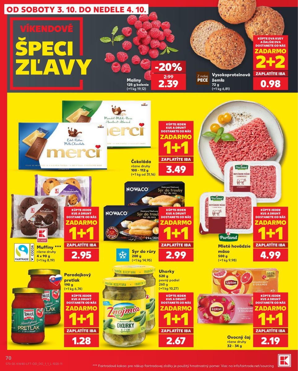 Kaufland catalog page 70 — 2026-10-01 to 2026-10-07