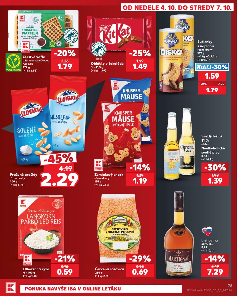 Kaufland catalog page 75 — 2026-10-01 to 2026-10-07