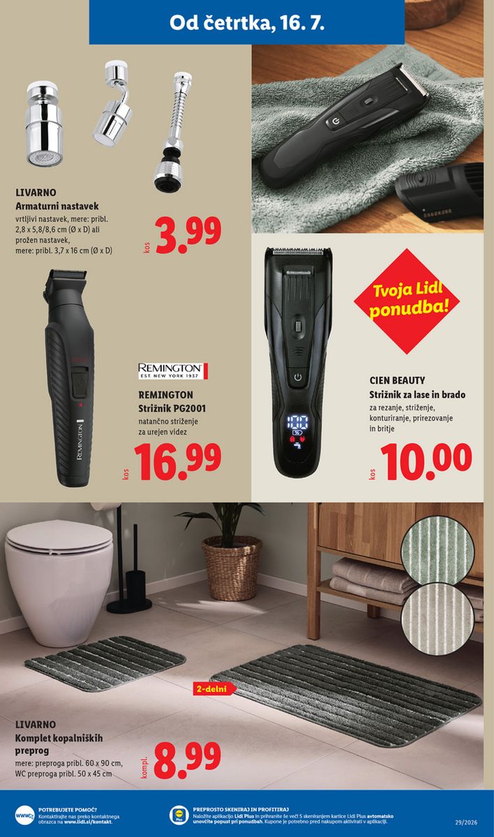 Lidl catalog page 31 — 2026-07-16 to 2026-07-22