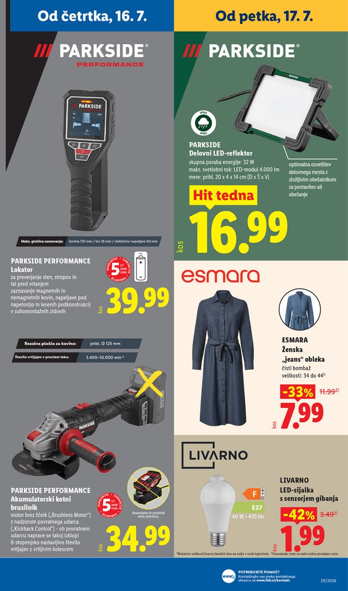 Lidl catalog page 39 — 2026-07-16 to 2026-07-22