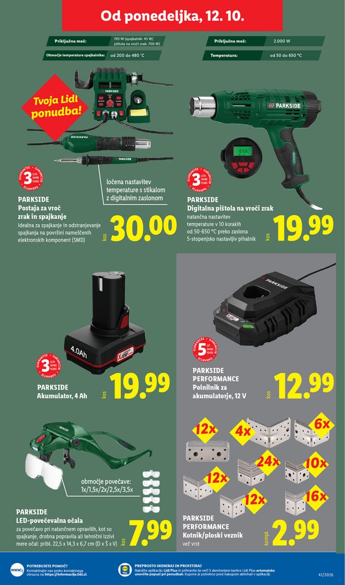 Lidl catalog page 61 — 2026-10-08 to 2026-10-14