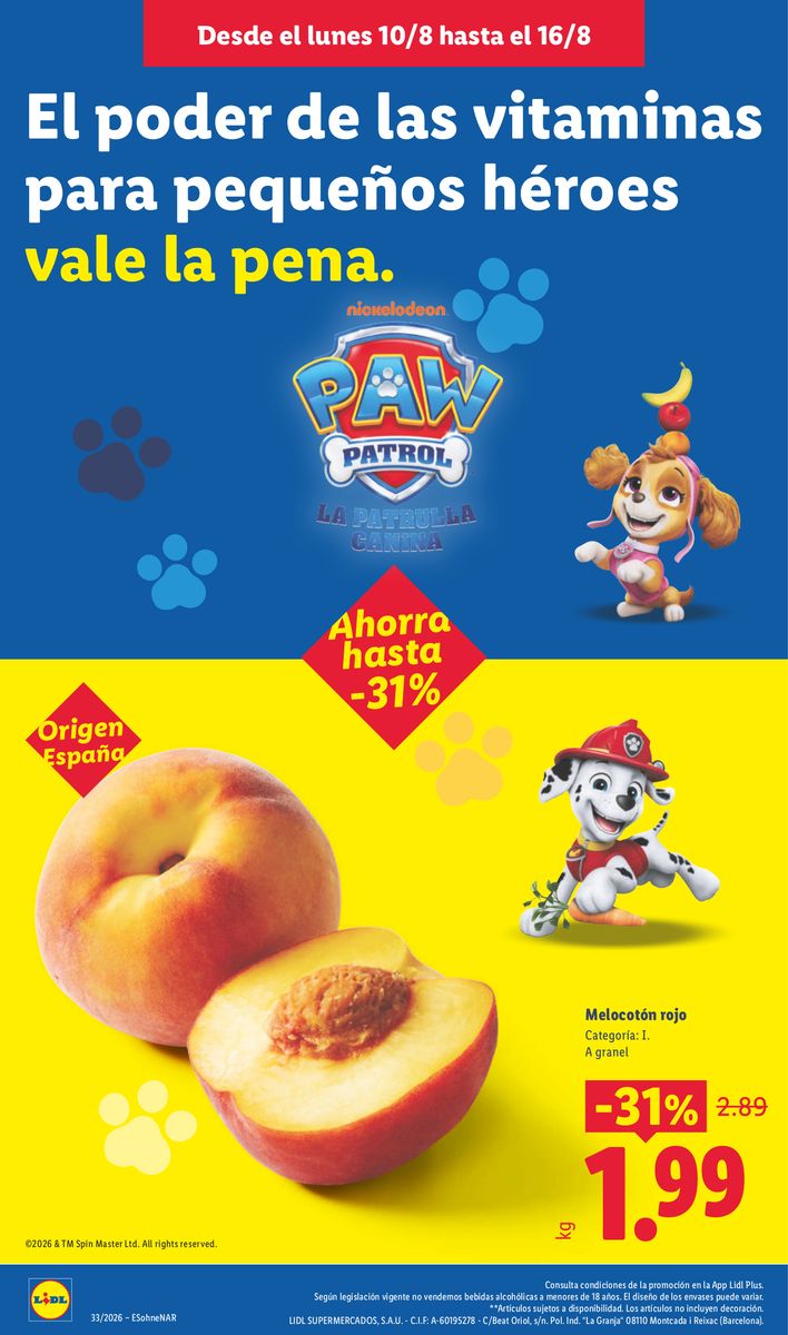 Lidl catalog page 2 — 2026-08-10 to 2026-08-16