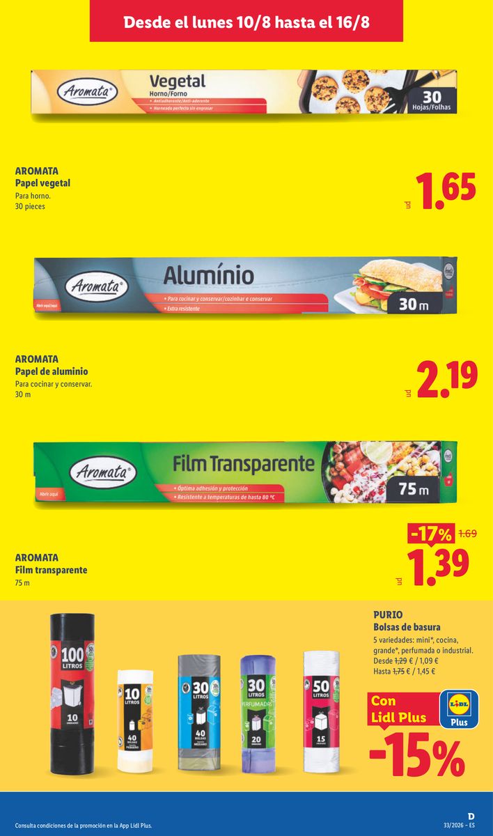 Lidl catalog page 33 — 2026-08-10 to 2026-08-16