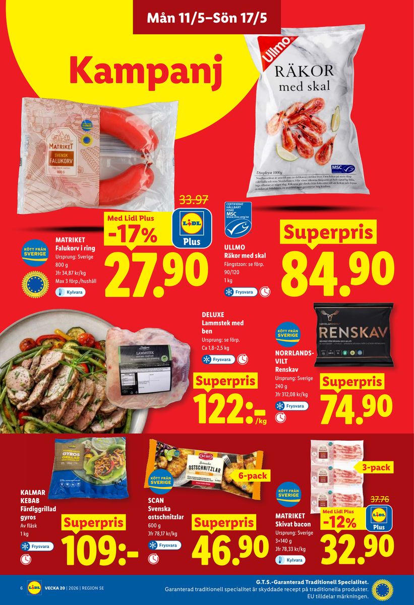 Lidl catalog page 6 — 2026-05-11 to 2026-05-17