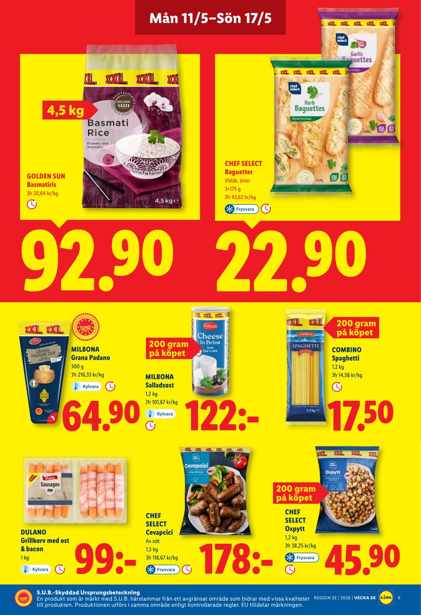 Lidl catalog page 9 — 2026-05-11 to 2026-05-17