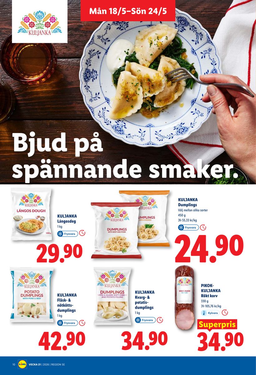 Lidl catalog page 10 — 2026-05-18 to 2026-05-24