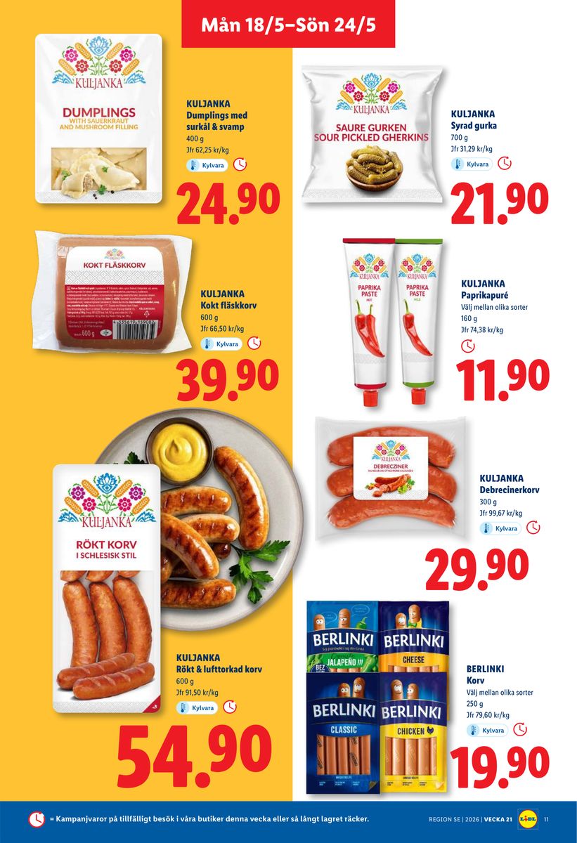 Lidl catalog page 11 — 2026-05-18 to 2026-05-24