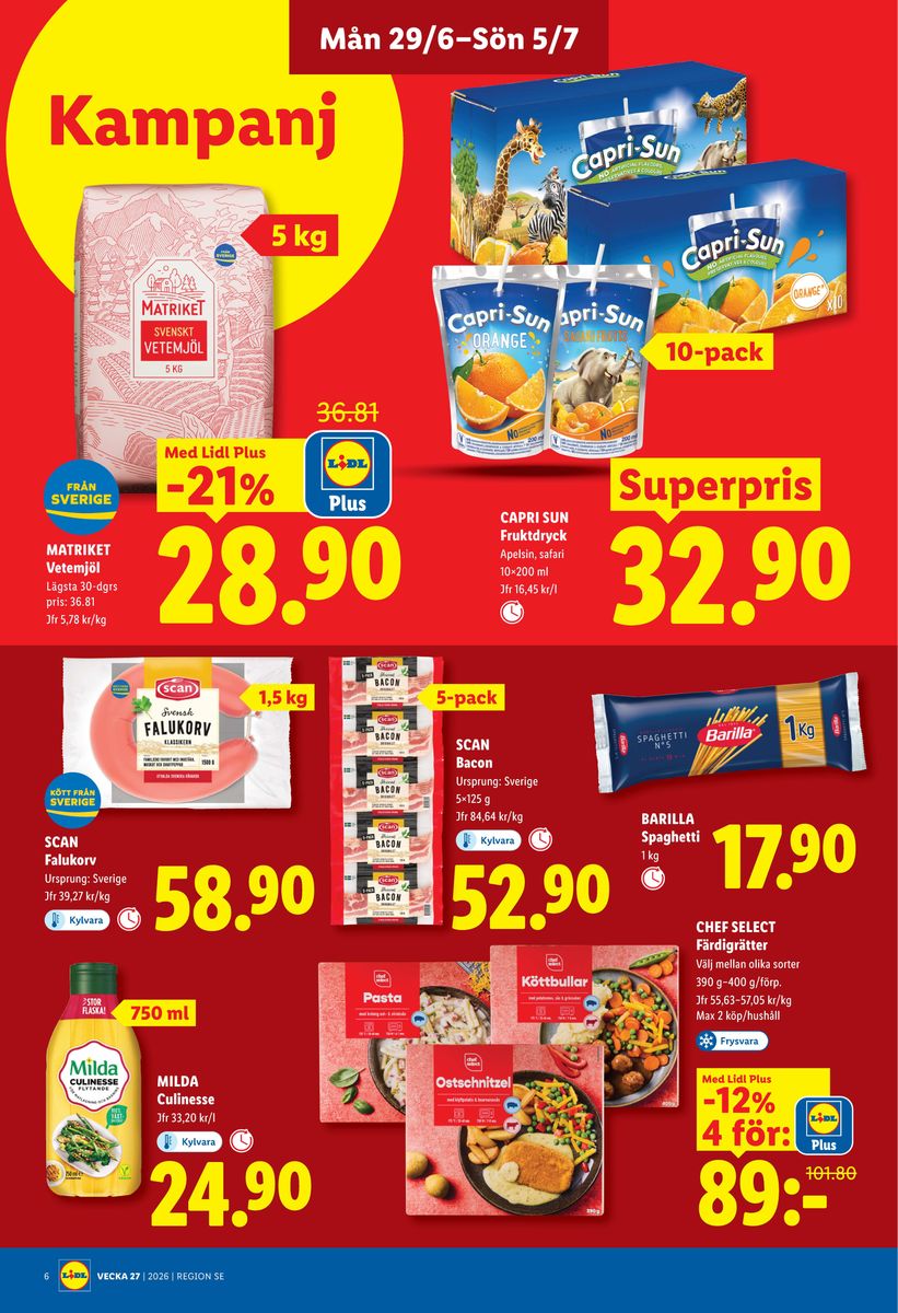 Lidl catalog page 6 — 2026-06-29 to 2026-07-05