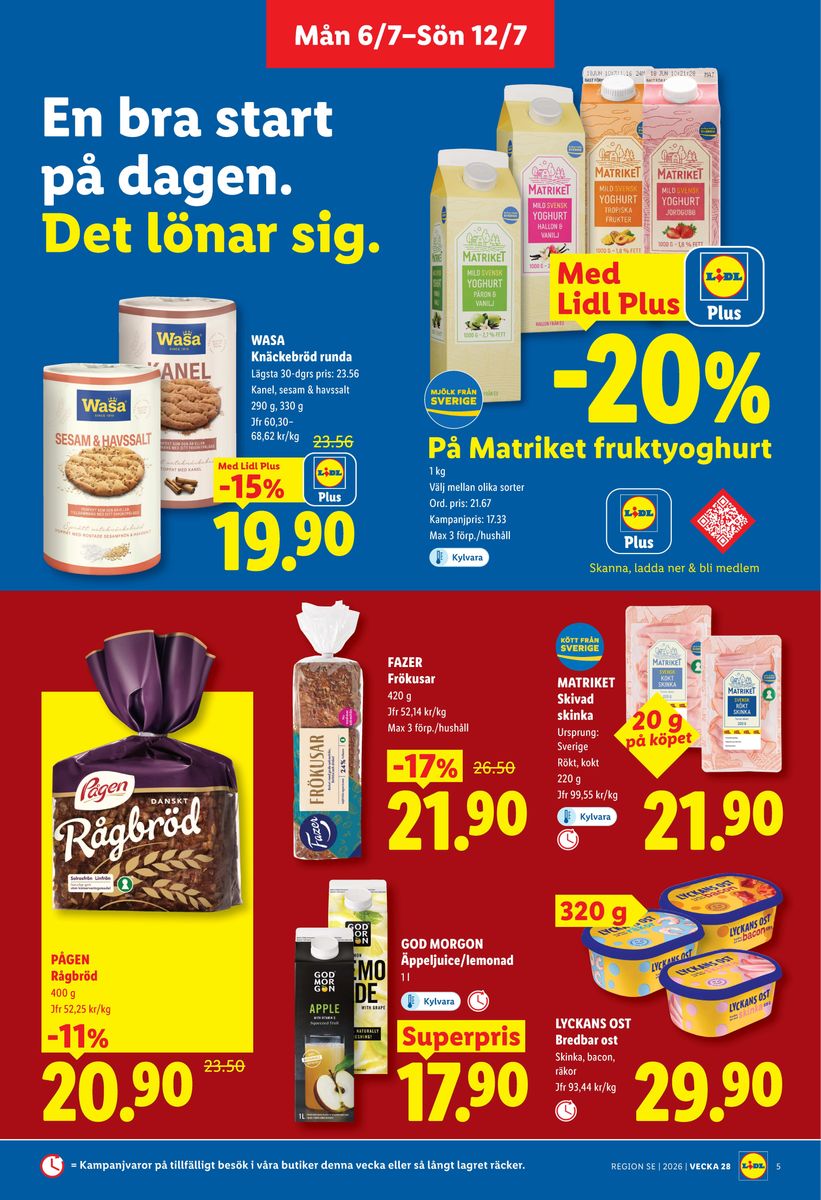 Lidl catalog page 5 — 2026-07-06 to 2026-07-12