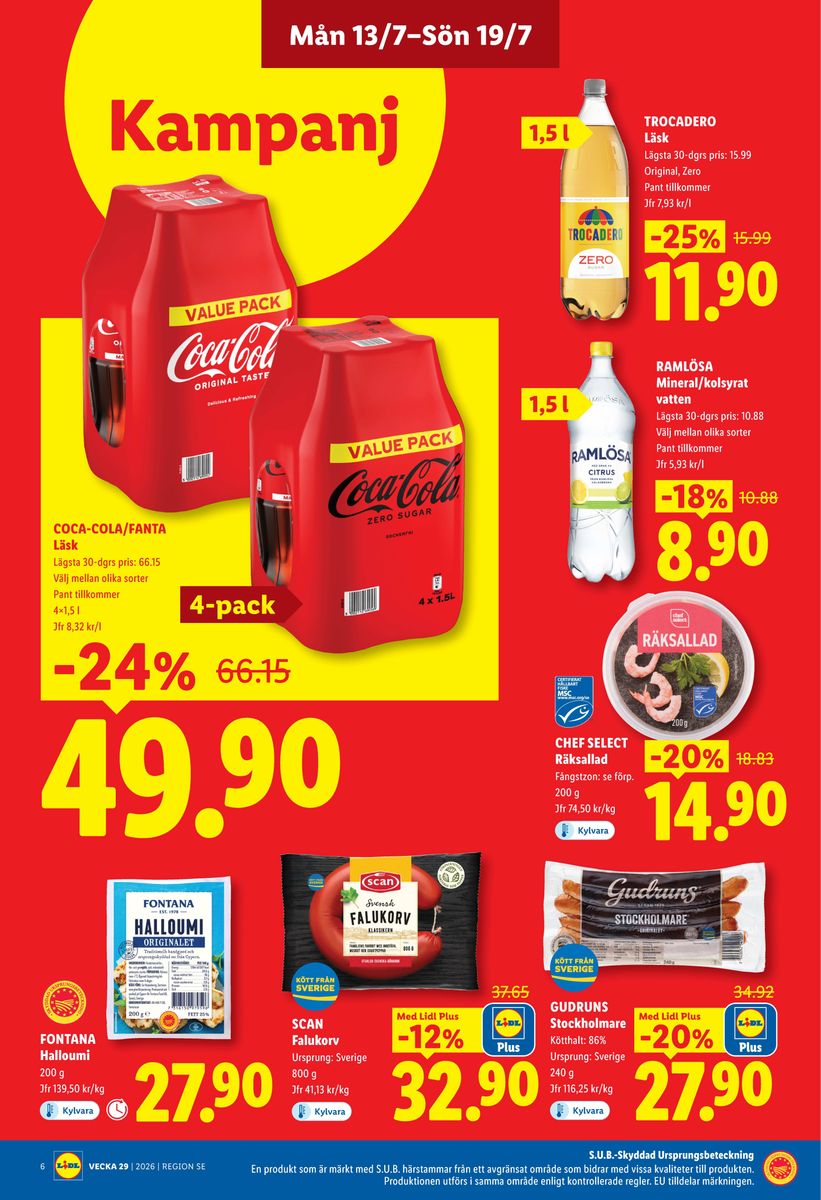 Lidl catalog page 6 — 2026-07-13 to 2026-07-19