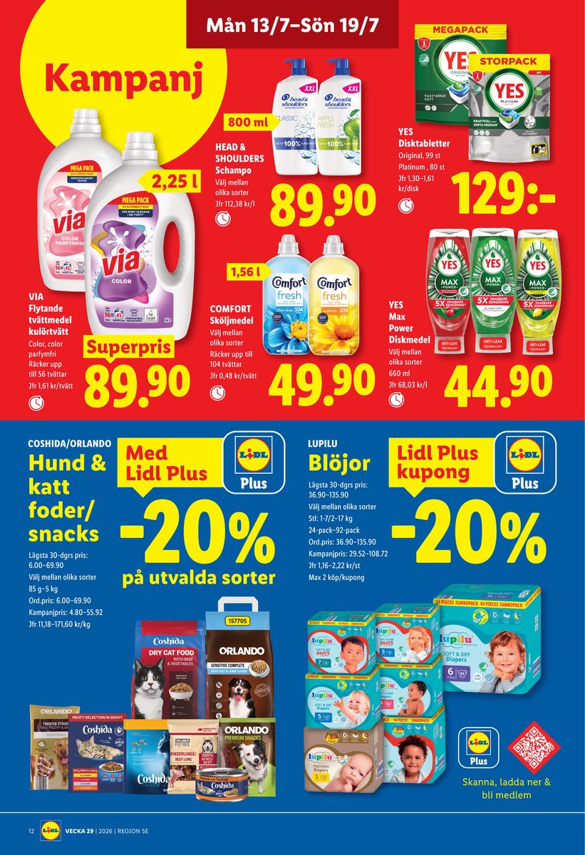 Lidl catalog page 12 — 2026-07-13 to 2026-07-19