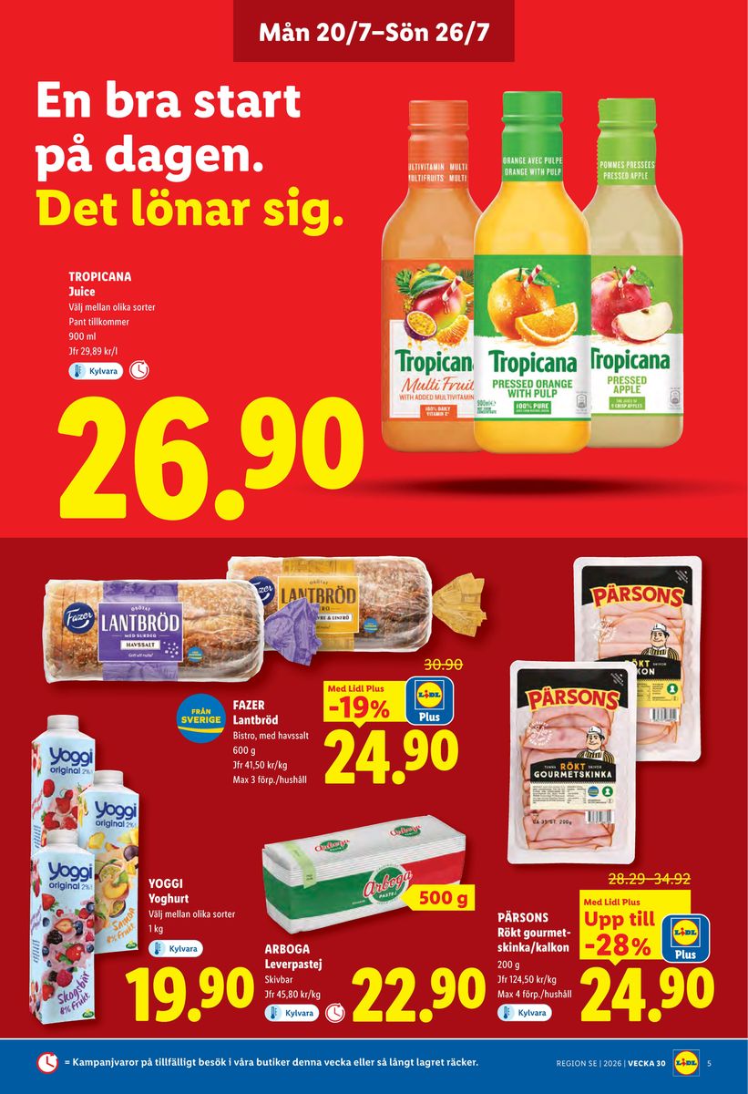 Lidl catalog page 5 — 2026-07-20 to 2026-07-26