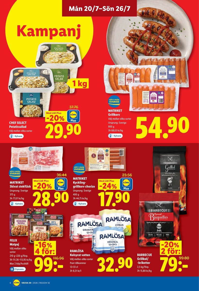 Lidl catalog page 6 — 2026-07-20 to 2026-07-26