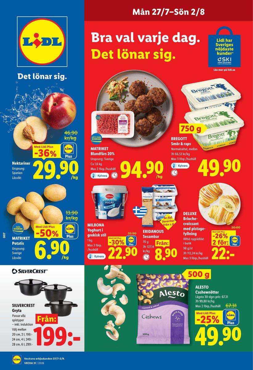 Lidl catalog page 1 — 2026-07-27 to 2026-08-02