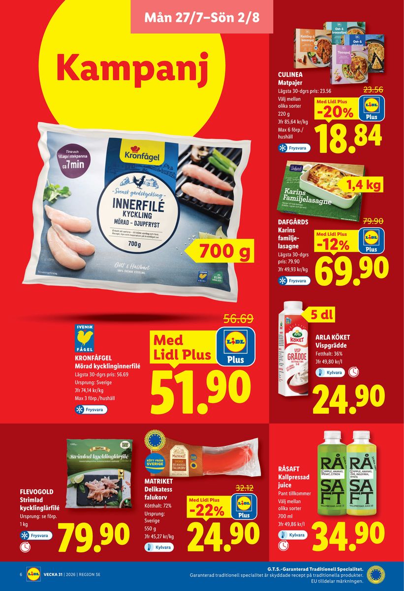 Lidl catalog page 6 — 2026-07-27 to 2026-08-02
