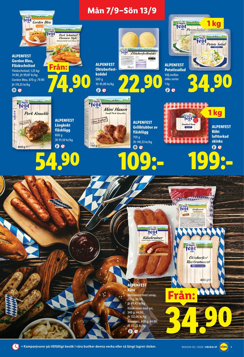Lidl catalog page 9 — 2026-09-07 to 2026-09-13